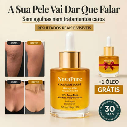 Redescobre a confiança com uma pele mais firme, suave e radiante